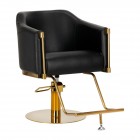 Hairdressing Chair GABBIANO BURGOS GOLD black